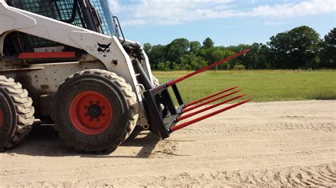 john deere skid steer round bale spear|bale spear for skid loader.